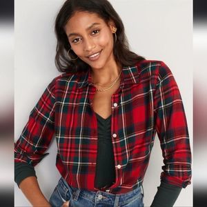 Old Navy Classic Plaid Flannel Shirt
